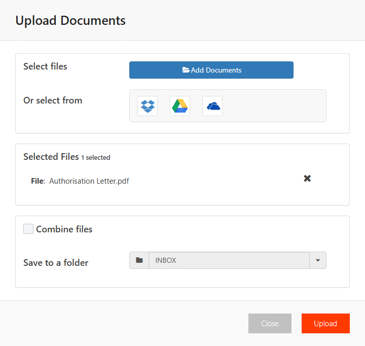 iSign - Select a Document
