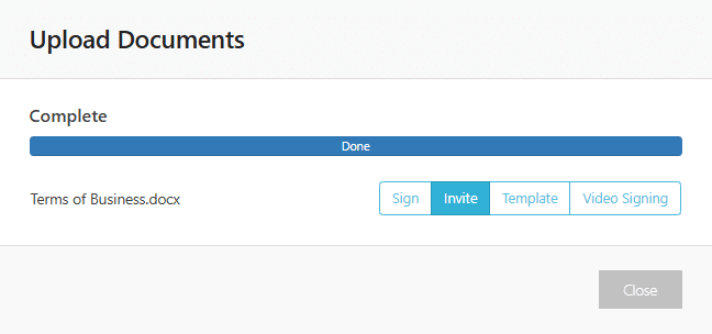 WeSign - Invite