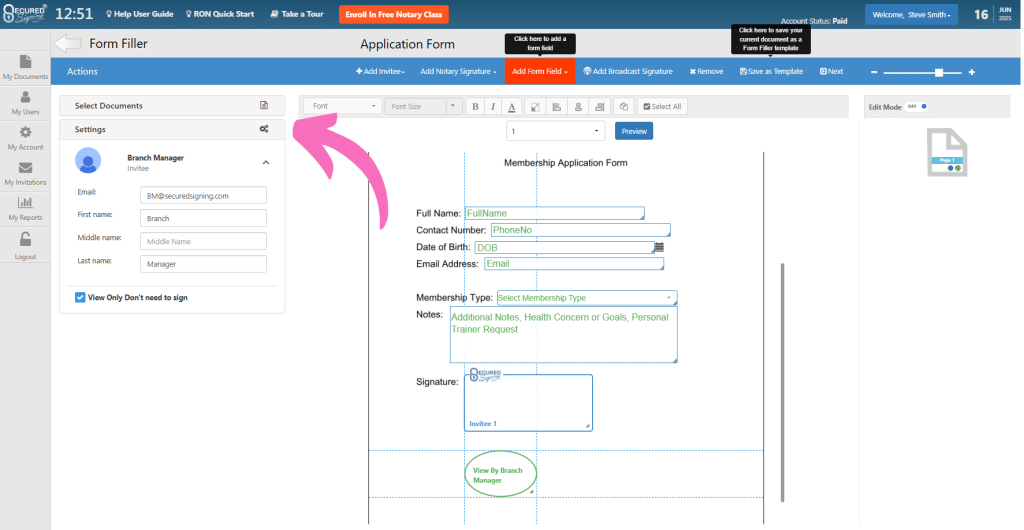 FormFiller - Additional Invitee