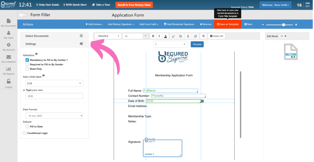 FormFiller - Date Picker