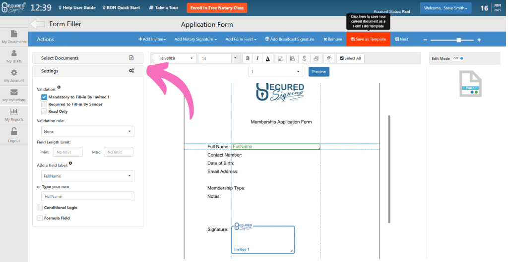 FormFiller - Text Field
