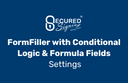 Formfiller conditional logic formula fields settings