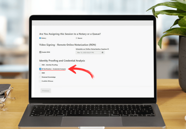 identity verification header