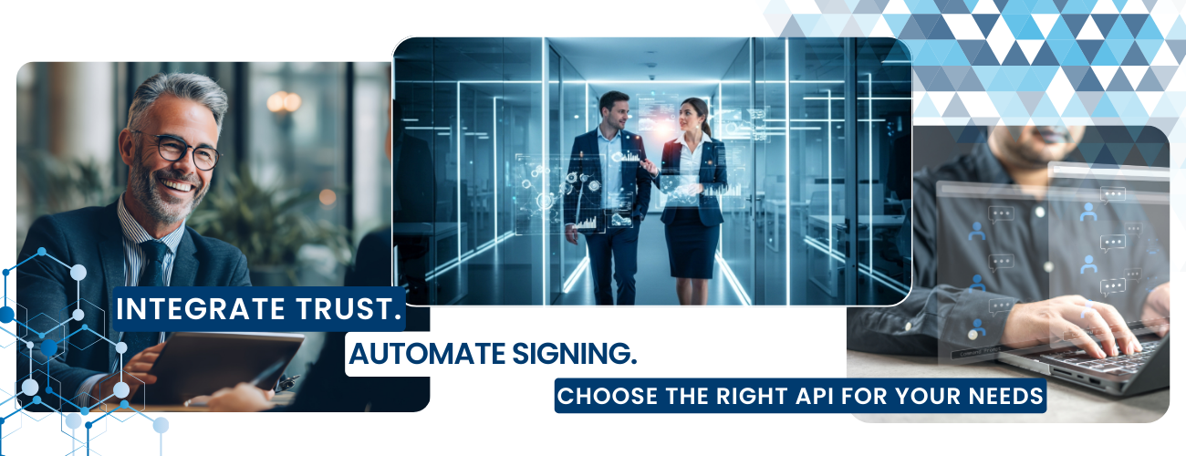 Secured Signing’s Digital Signature APIs page header