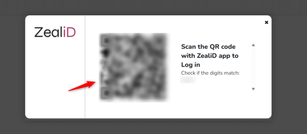 QR code with your ZealiD app to authenticate 2